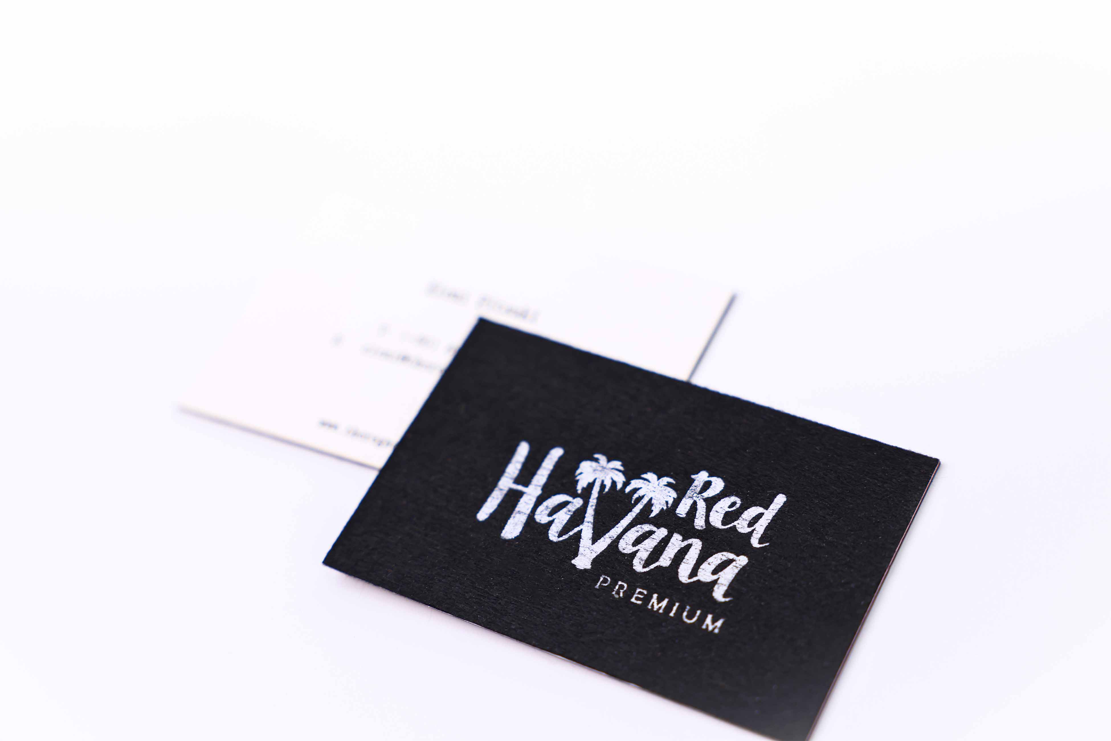 business card luxury