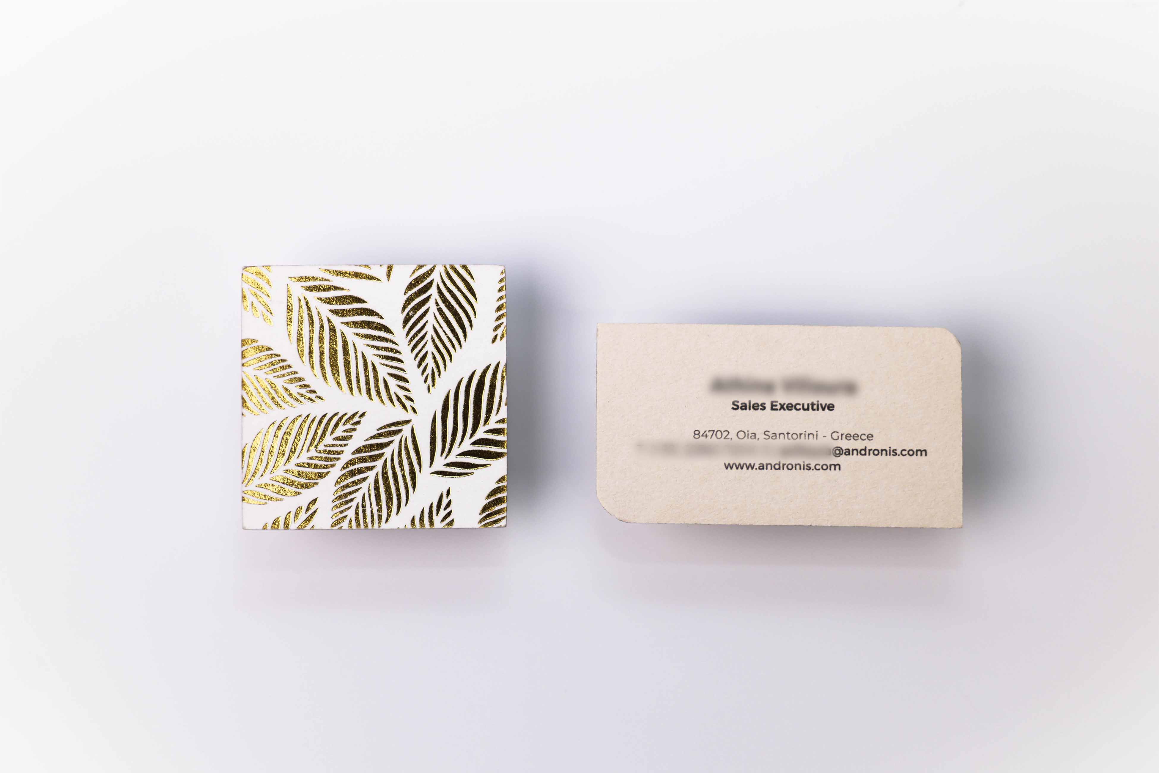 business card luxury