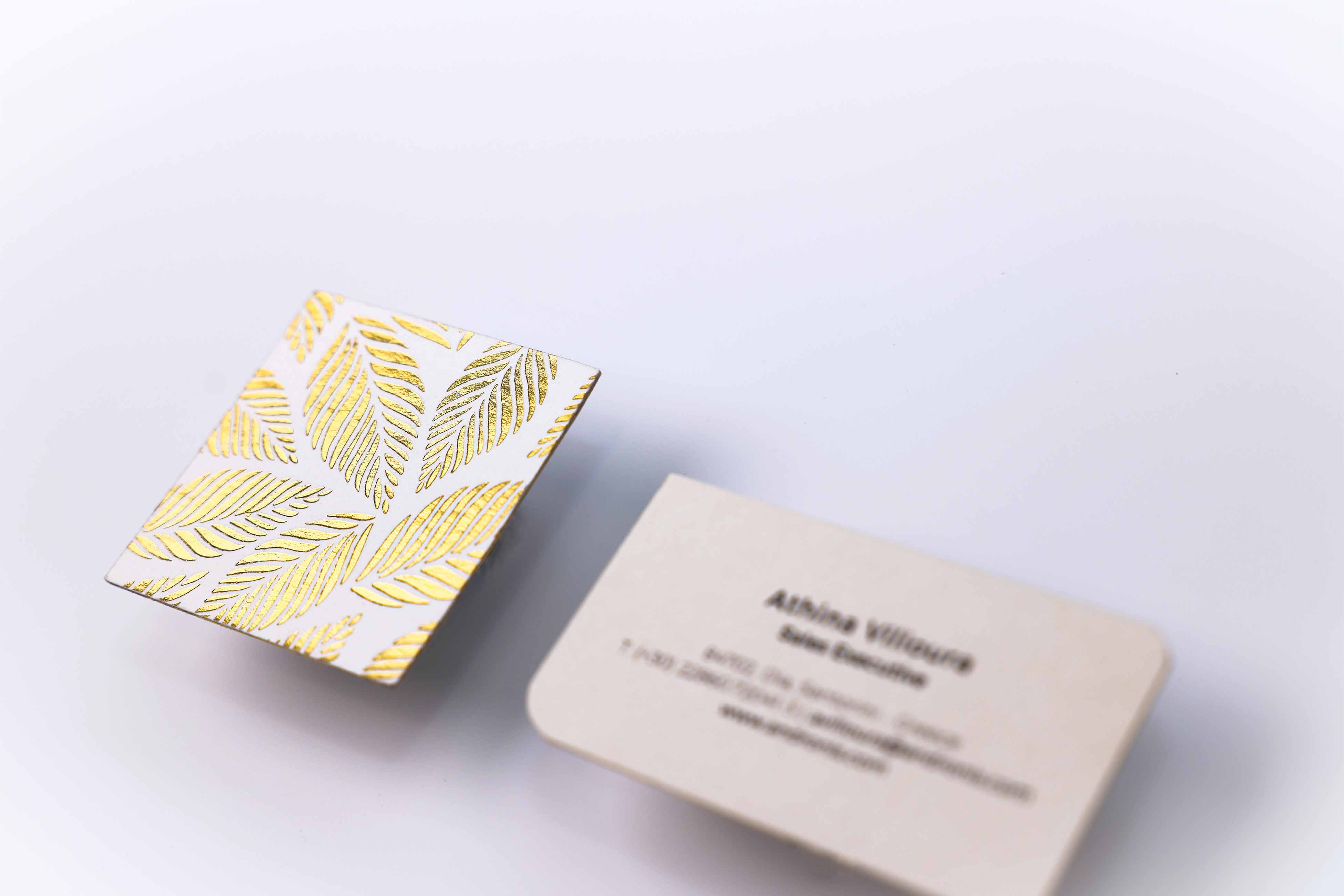 business card luxury