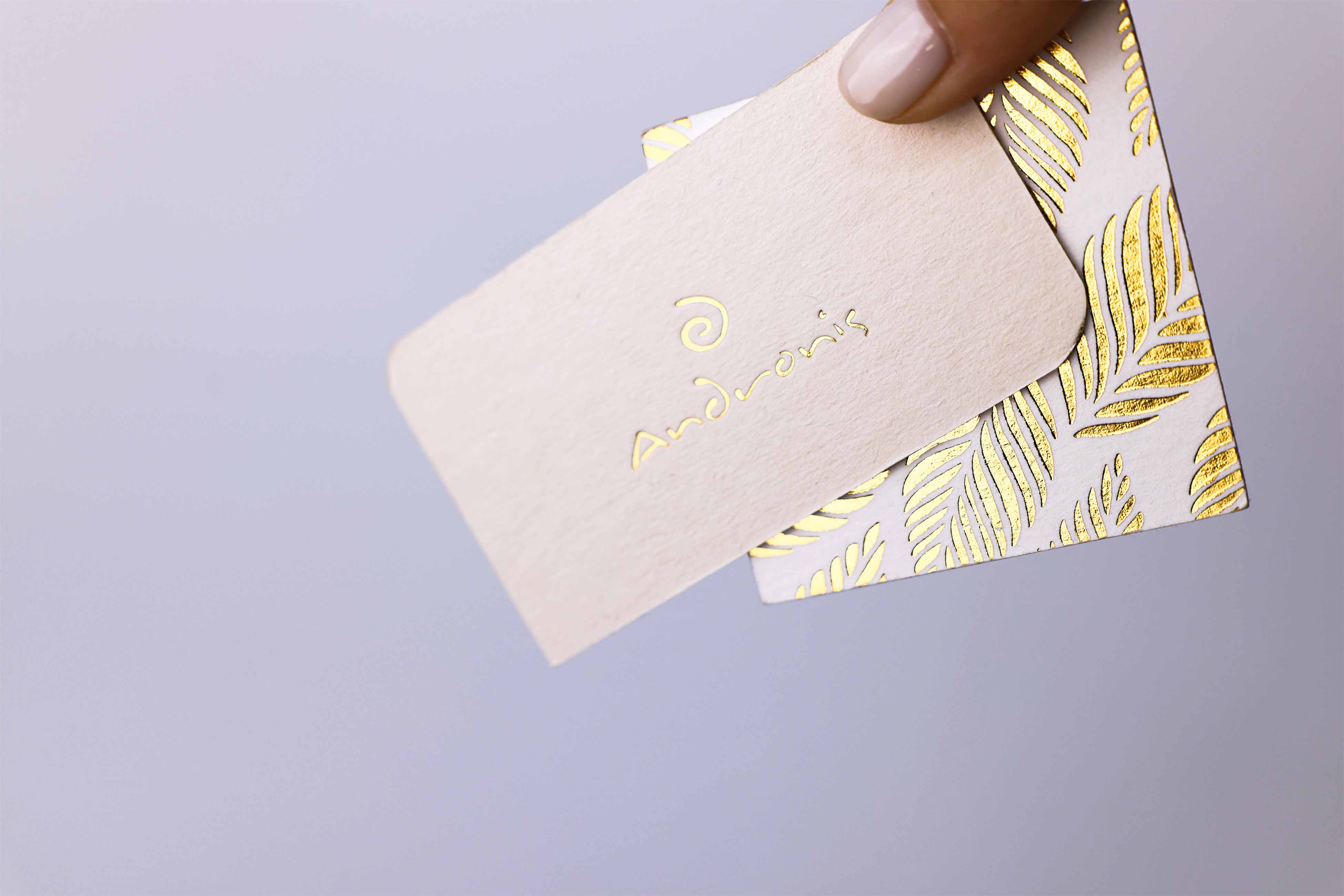 business card luxury