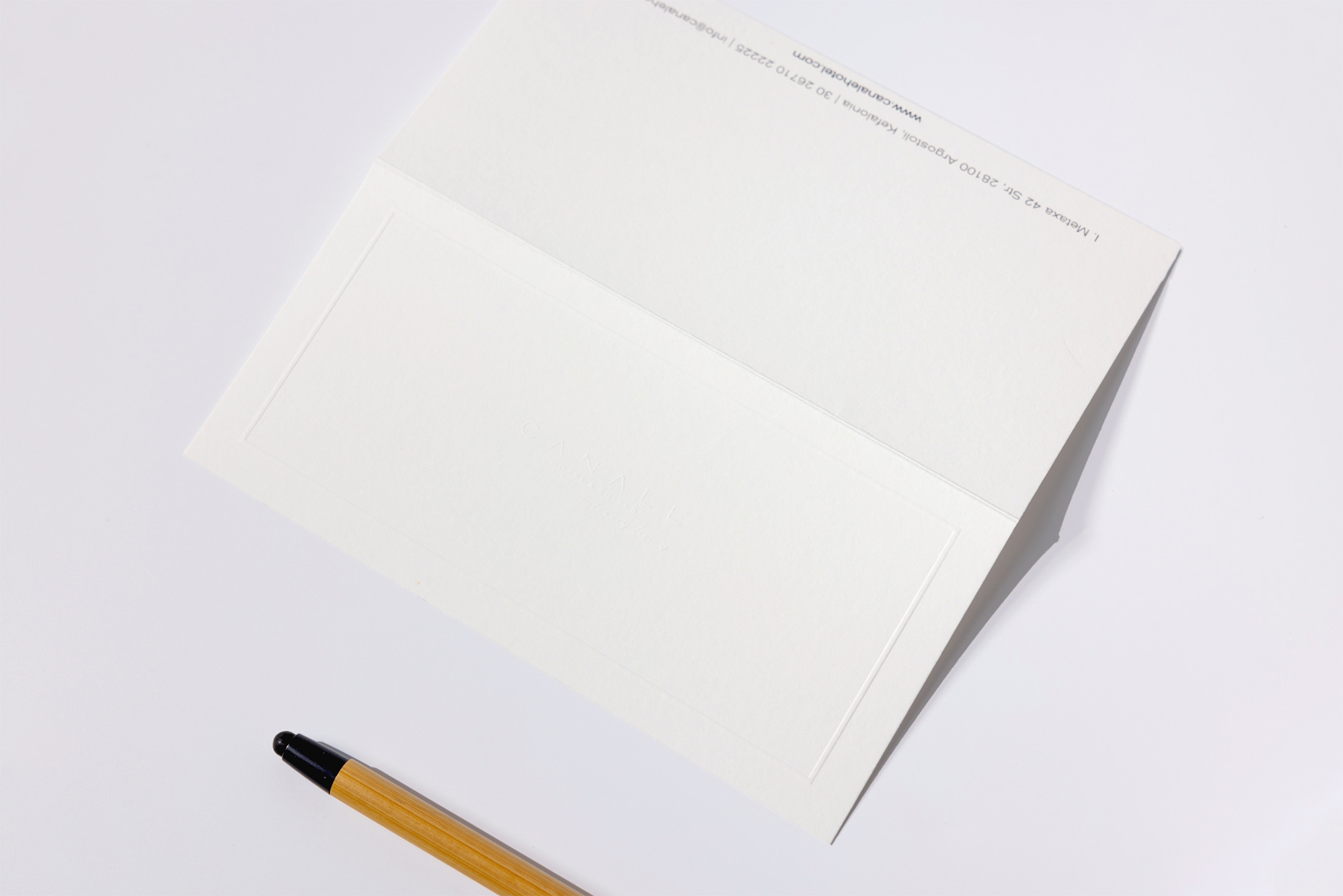 informative card fold regular