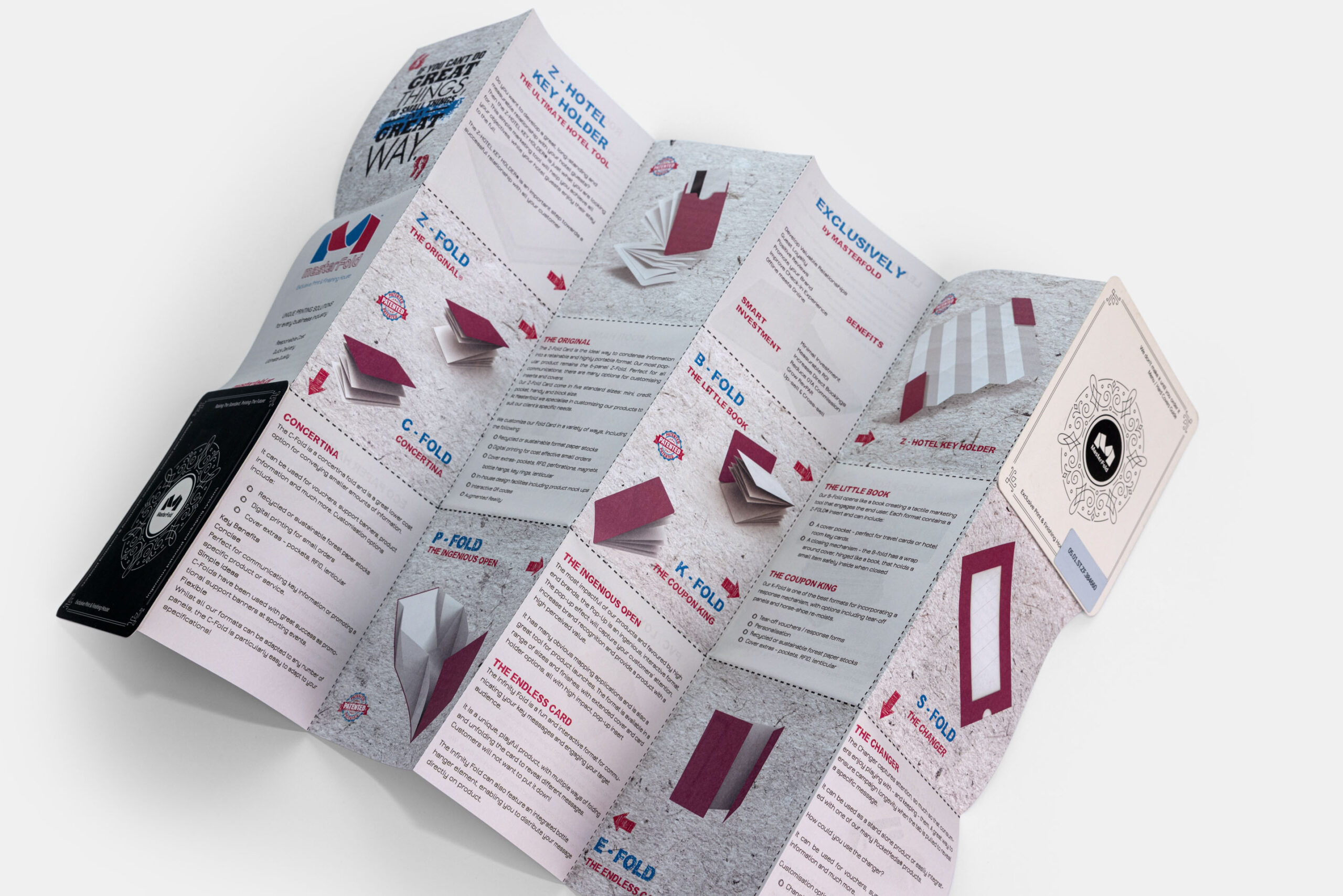 z fold card handy masterfold