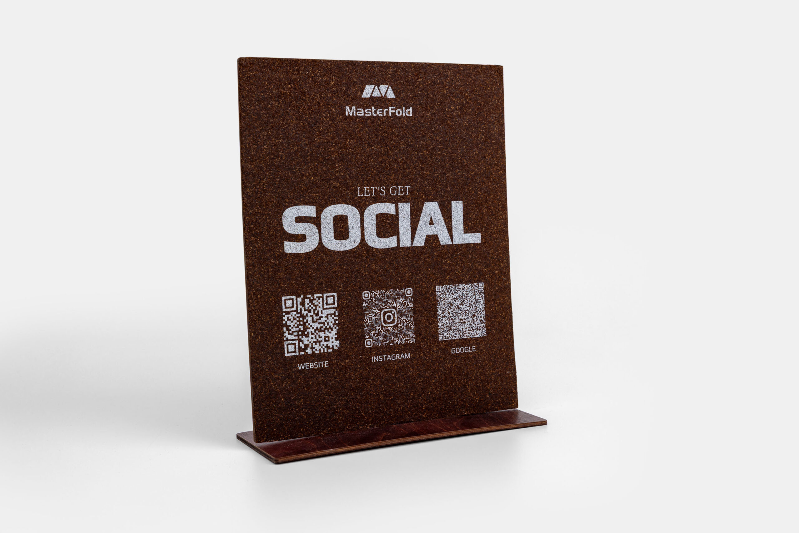 qr stand sus masterfold