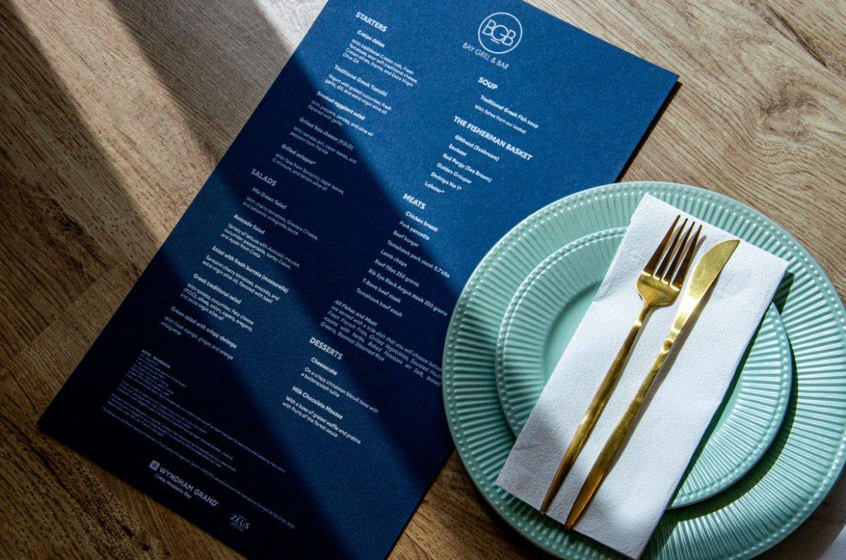 board menu food BGB Zeus