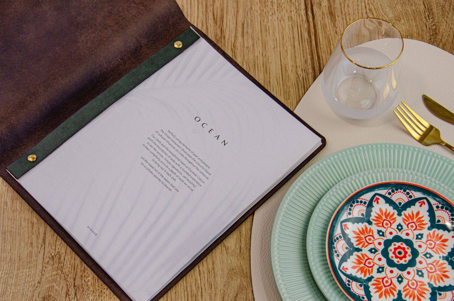 flexy cover menu food ocean daios