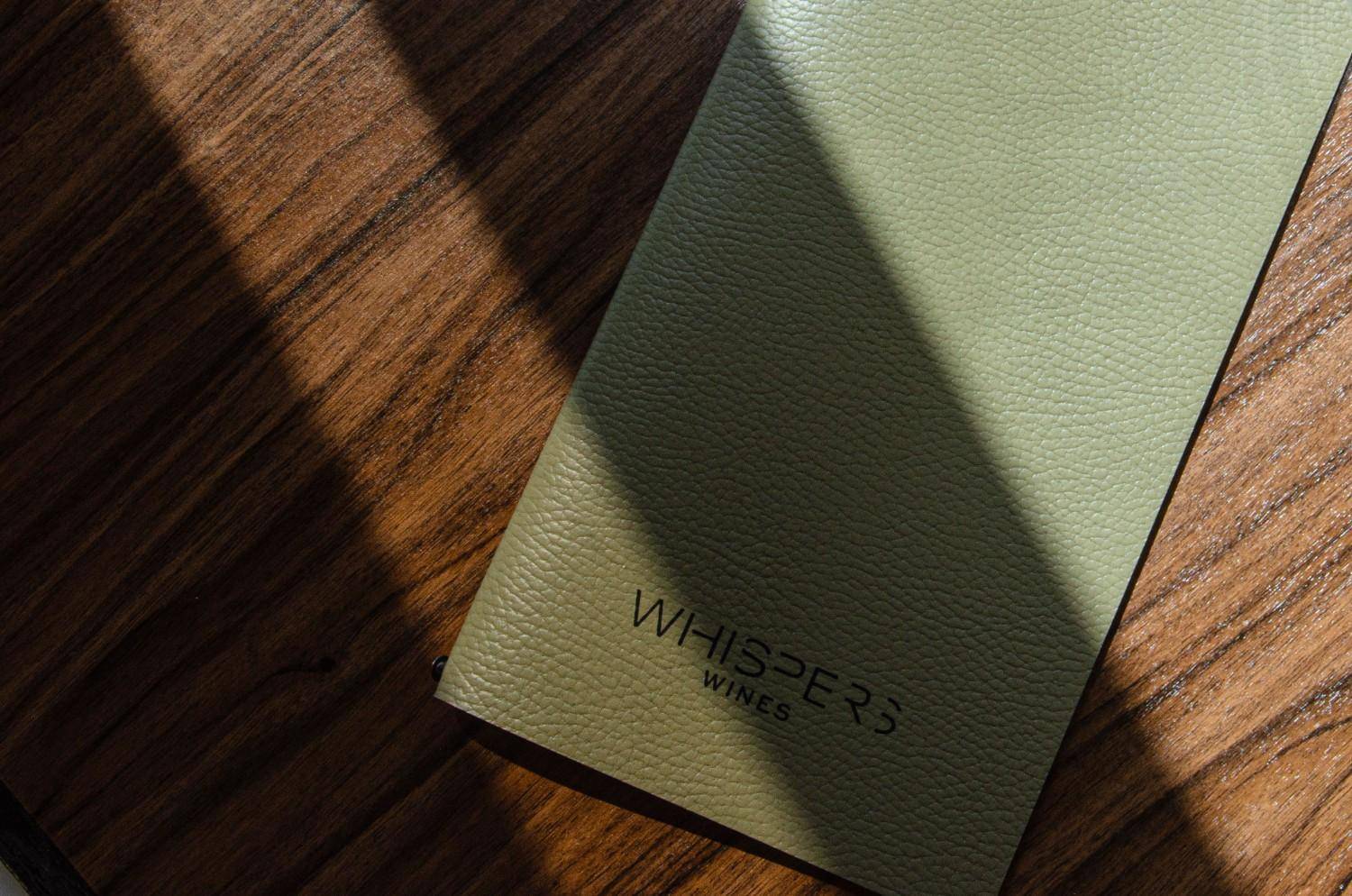 flexy cover menu wine bev bar whispers