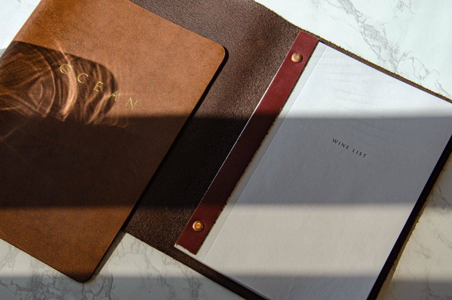 flexy cover menu wine bev bar ocean daios