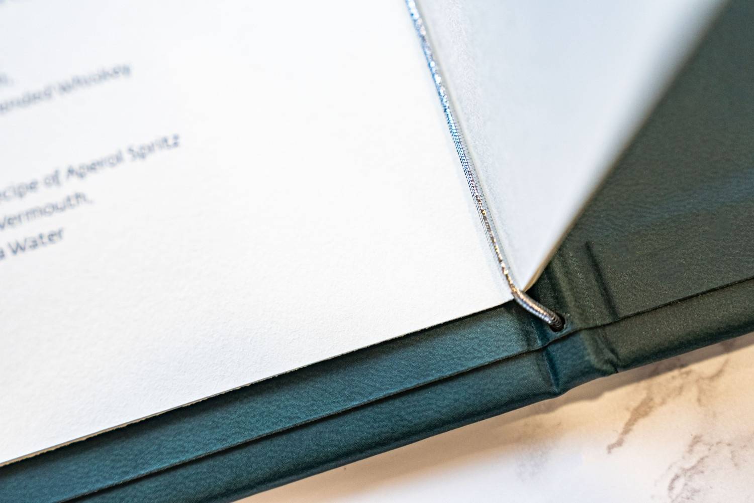 hard cover menu bev bar laerma ella resorts