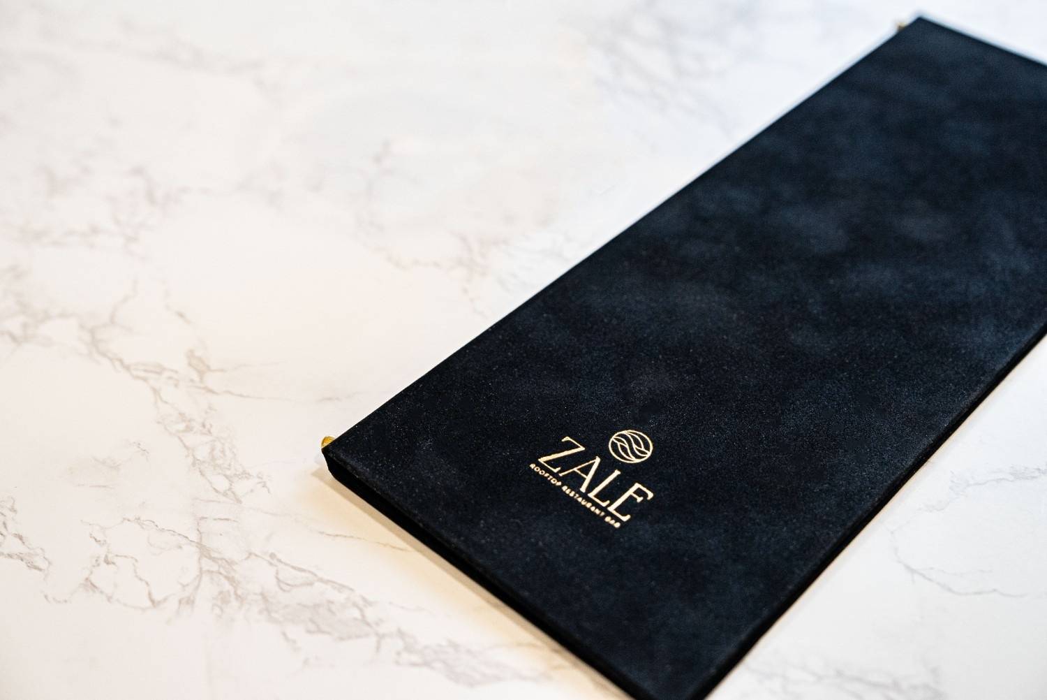 hard cover menu bev bar zale