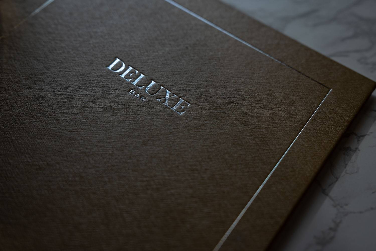 hard cover menu bev bar deluxe ikos