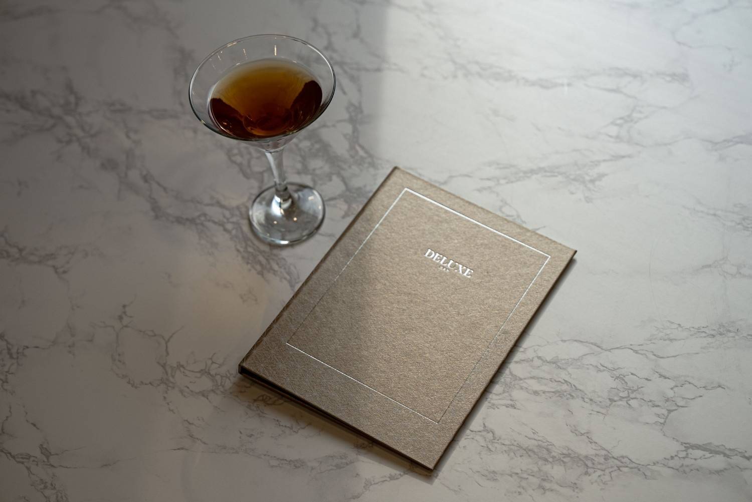 hard cover menu bev bar deluxe ikos