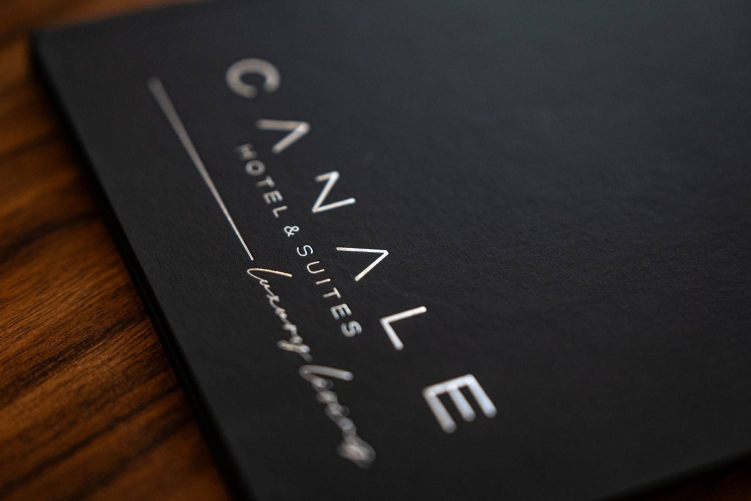 hard cover menu breakfast canale