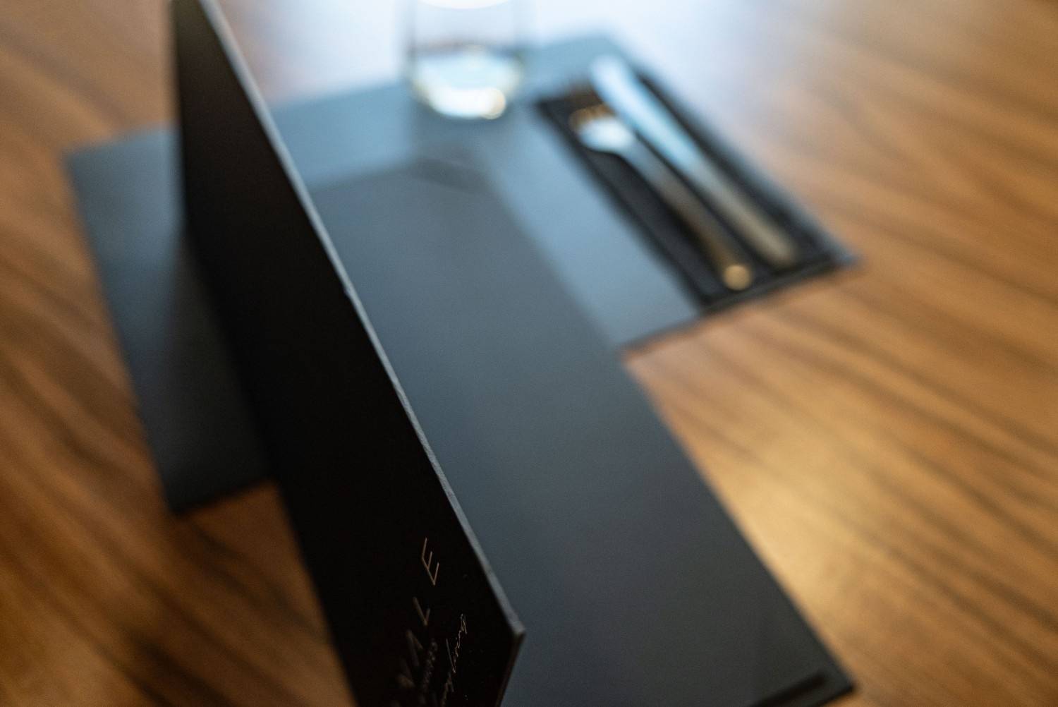 hard cover menu breakfast canale