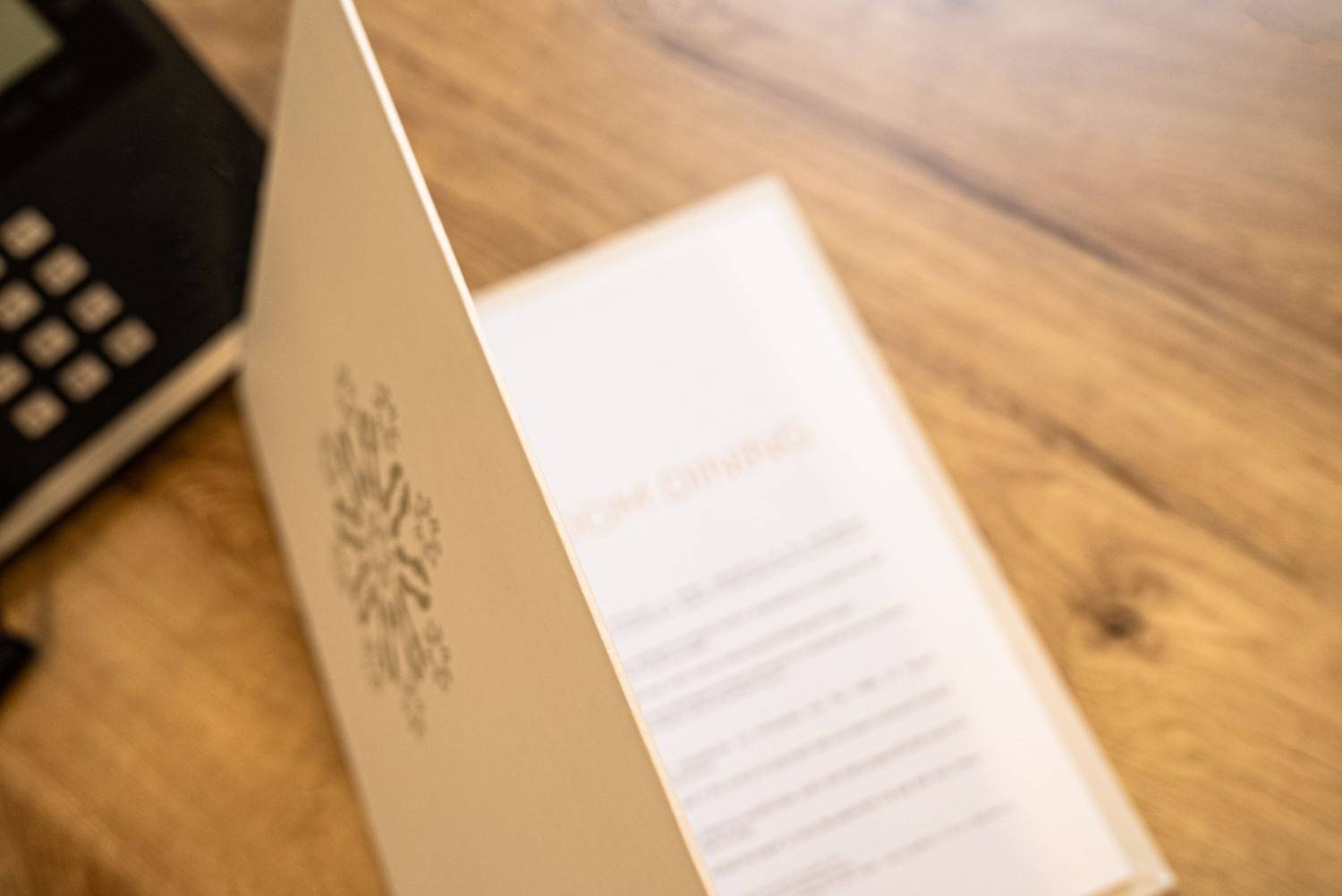 hard cover menu extras room marbella