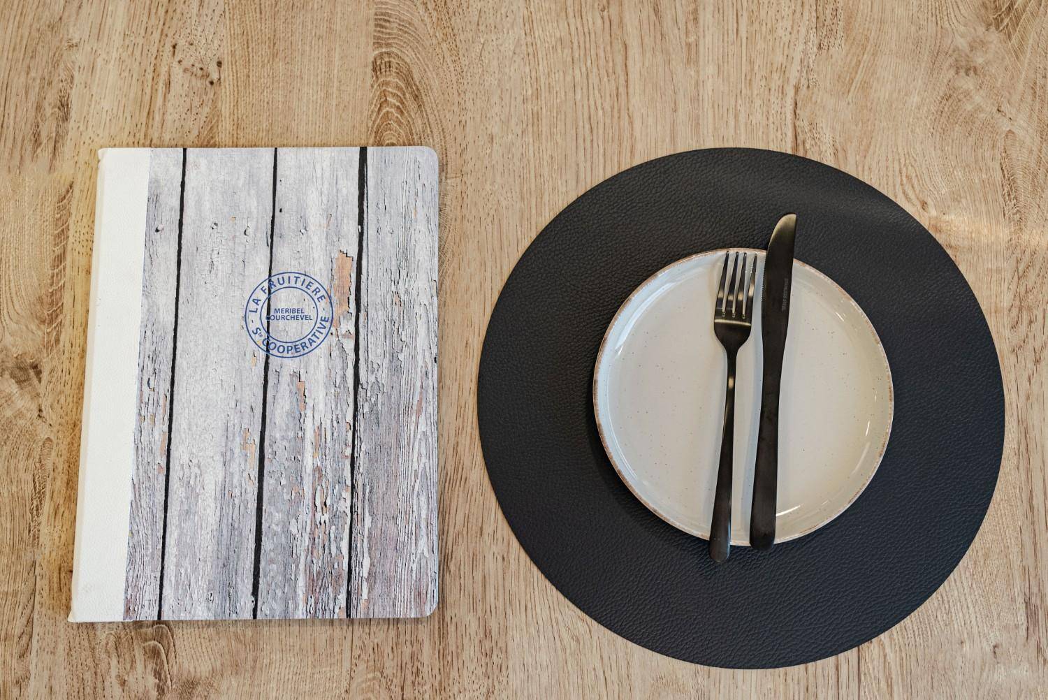 hard cover menu food bonaloca