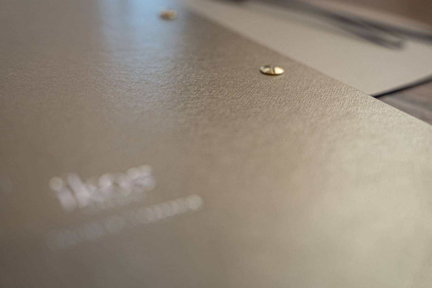 hard cover menu food ikos kerkyra