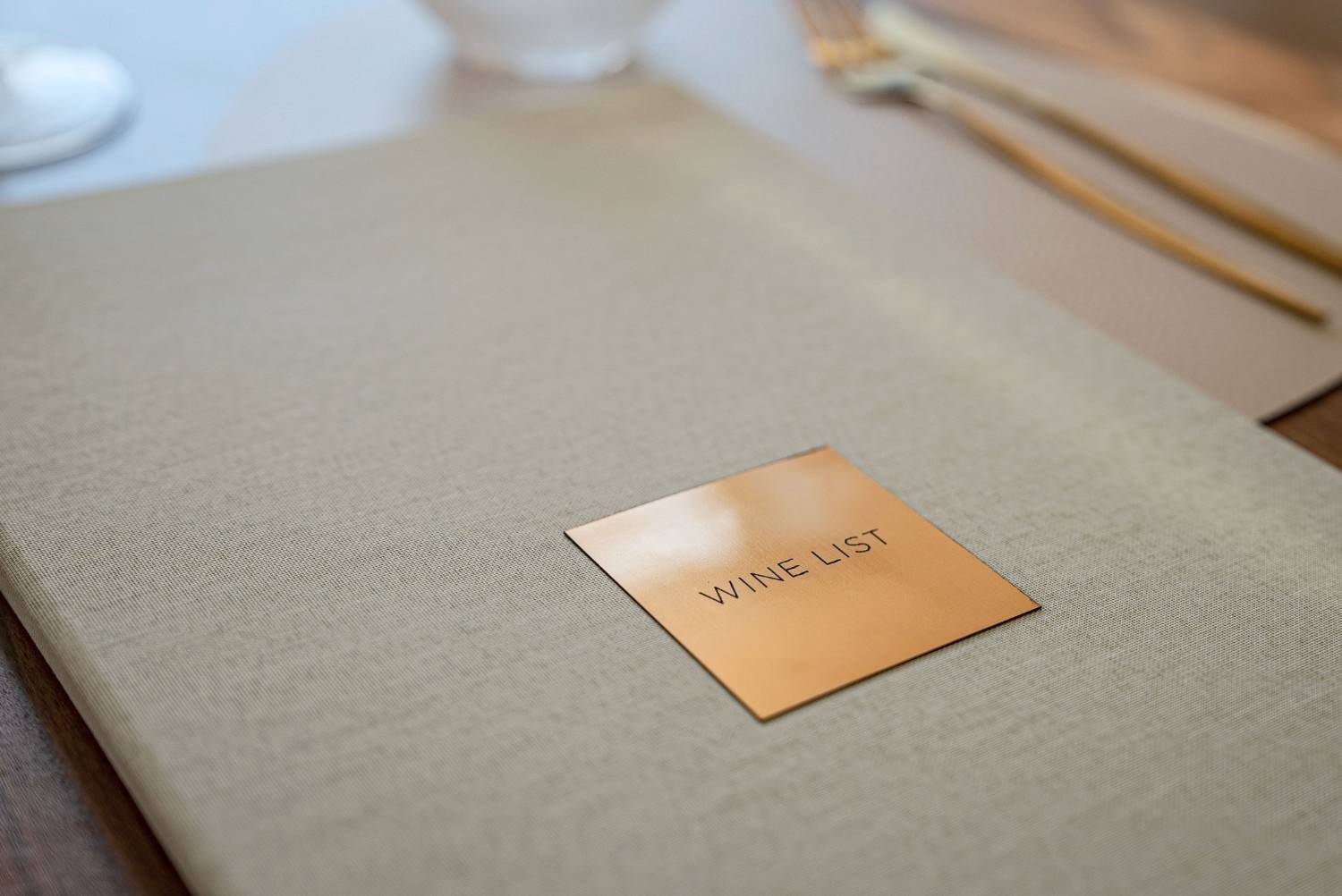 hard cover menu wine bousoulas