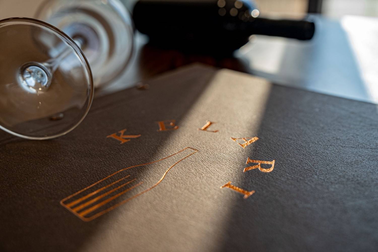 hard cover menu wine kelari ella resorts