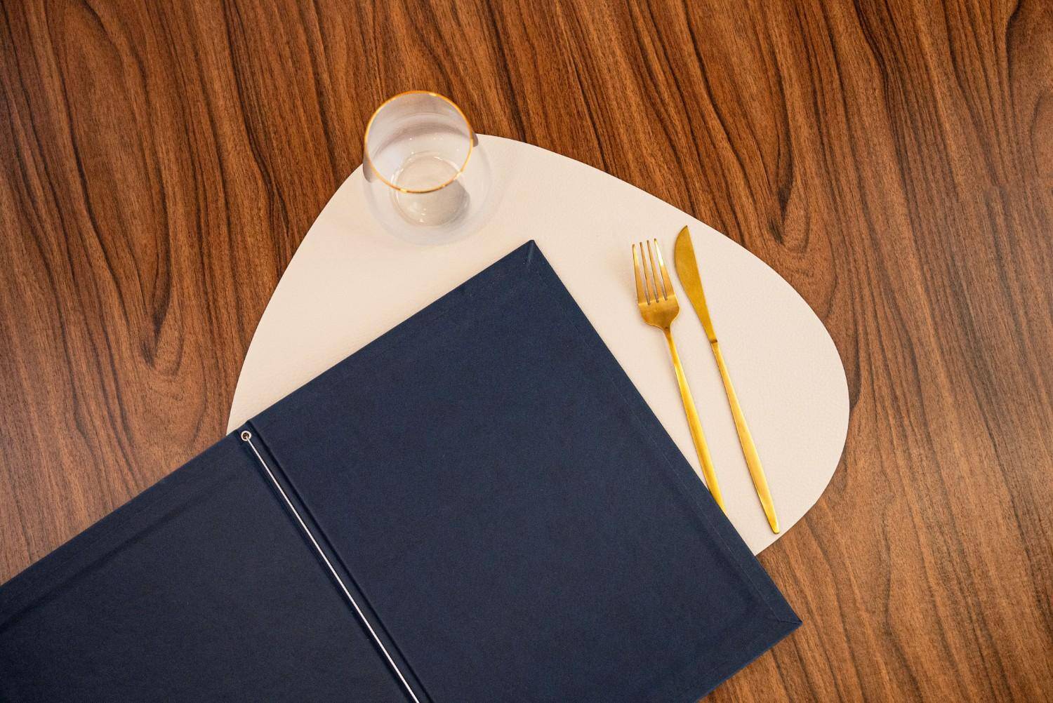 hard cover menu wine kontokali